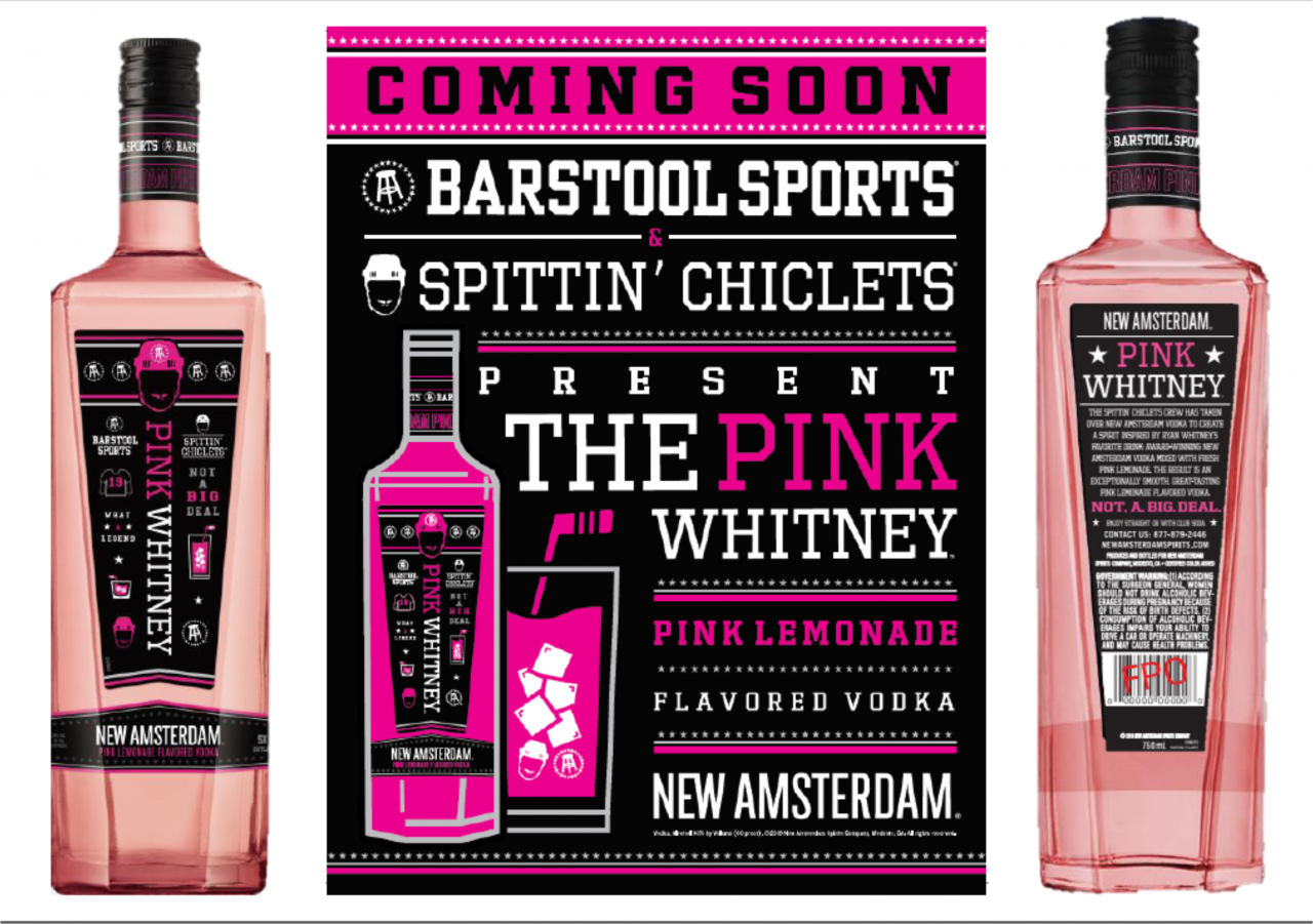 The Pink Whitney - G&M Distributors1280 x 901